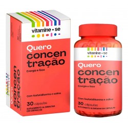 Vitamine.se Quero Mais ConcentraÇÃo Pote 30cps