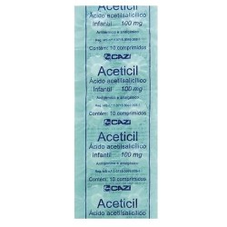 Aceticil 100mg Inf Env 10cpr (f)