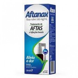 Aftanax 100mg/ml SoluÇÃo 25ml