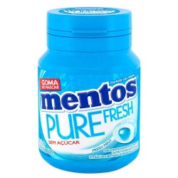 Mentos Goma Pure Fresh Mint Garrafa 56g