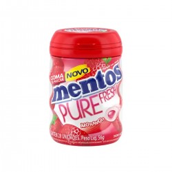 Mentos Goma Pure Fresh Morango Garrafa 56g