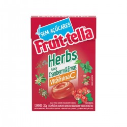 Fruittella Herbs Cranberry E Ervas 25,2g