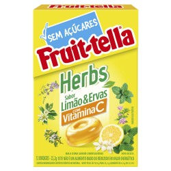 Fruittella Herbs LimÃo E Ervas Vitamina 25,2g
