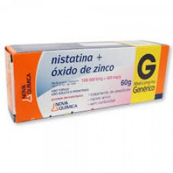 Nistatina + Oxido Zinco Pomada 60g Gen.nova Quimica