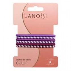 ElÁstico De Cabelo Lanossi Color 6un