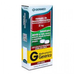 Maleato De Dexclorfeniramina 2mg 20cpr GenÉrico Ems