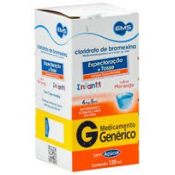 Bromexina 4mg/5ml Xpe Ped 120ml Gen.ems