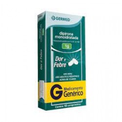 Dipirona Monoidratada 1g 10cpr Gen.germed