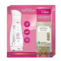 Dermacyd Femina Floral 200ml+lenÇo Umedecido Neutralize 16un