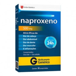 Naproxeno SÓdico 500mg 10cpr Gen.uniÃo Quimica