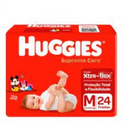 Fralda Huggies Supreme Care Jumbo M 24un