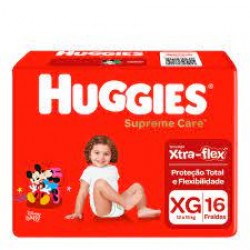Fralda Huggies Supreme Care Jumbo Xg 16un