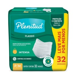 Roupa Íntima Plenitud Classic P/m 32un