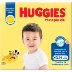 Fralda Huggies ProteÇÃo Dia Jumbo Xg 24un