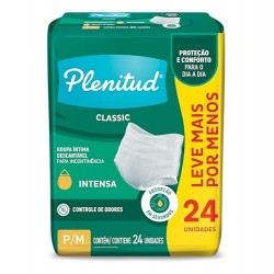 Roupa Íntima Plenitud Classic P/m 24un
