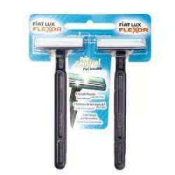 Aparelho De Barbear Fiat Lux Flexor Emborrachado 2un