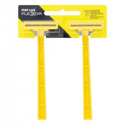 Aparelho DepilatÓrio Fiat Lux Flexor Amarelo 2lÂminas 2un
