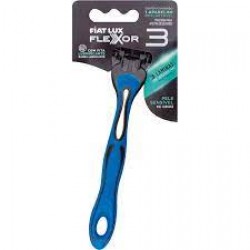 Aparelho De Barbear Fiat Lux Flexor 3 Azul/verde