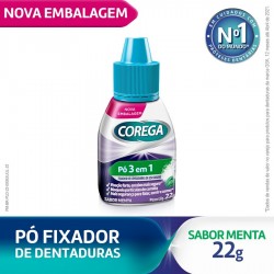 Corega PÓ 3em1 Sem Sabor 22g