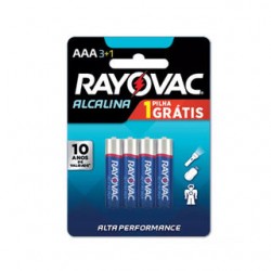 Pilha Rayovac Alcalina Aa Pequena Leve 6 Pague 4un