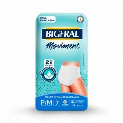 Roupa Íntima Bigfral Moviment Unissex P/m 7un