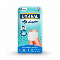 Roupa Íntima Bigfral Moviment Unissex G/xg 7un