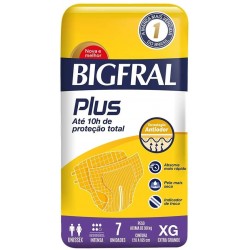 Fralda Bigfral Plus Xg 7un