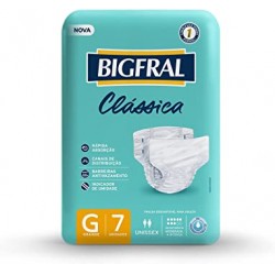 Fralda Bigfral ClÁssica Regular G 07un