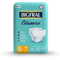 Fralda Bigfral ClÁssica Regular G 07un