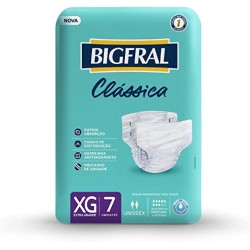 Fralda Bigfral ClÁssica Regular Xg 07un