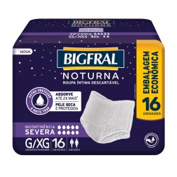 Roupa Íntima Bigfral Noturna G/xg 16un