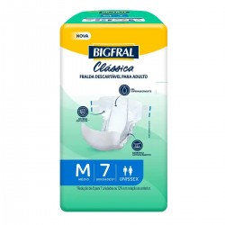 Fralda Bigfral ClÁssica Regular M 07un