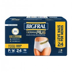 Roupa Íntima Bigfral Derma Plus G/xg 24un