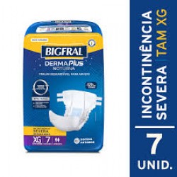 Fralda Bigfral Derma Plus Noturna Xg 7un