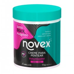 Creme De Pentear Novex Santo Black Poderoso Volumizador 1kg
