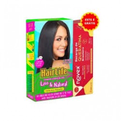 Alisante Hair Life Liso E Natural + Novex Recarga Queratina 80g