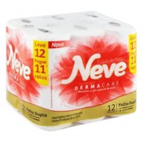Papel HigiÊnico Neve Folha Dupla 20m 12un