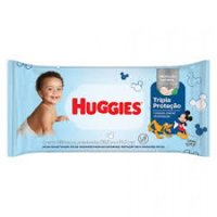 Lenço Umedecido Huggies Tripla Proteção ? 88 Unidades. Lenços Dermatologicamente Testados Para Higiene Do Bebê_#44; Com
