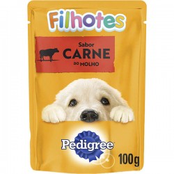 RaÇÃo Pedigree SachÊ Filhote Carne 100g