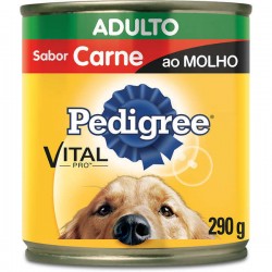 Lata Pedigree Carne Ao Molho 290g