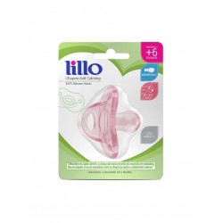 Chupeta Lillo Soft Calming Silicone Rosa Ref623131