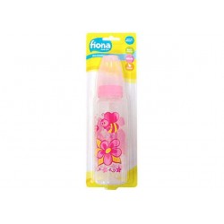 Mamadeira Fiona Desenho Silicone Rosa 240ml Ref801630