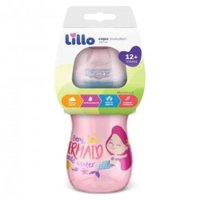 Copo Lillo Evolution Silicone Bebedor Rosa 240ml 629031