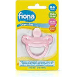 Chupeta Fiona Soft 100% Silicone Tamanho 1 Rosa 806731