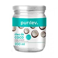 Óleo De Coco Purilev Com Sabor 200ml