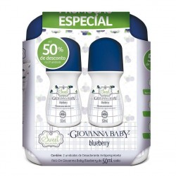 Desodorante Giovanna Baby F Roll-on Blueberry 2un 50ml