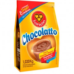 Achocolatado 3 CoraÇÕes PÓ 1,020kg