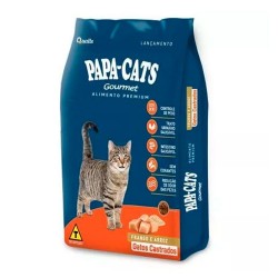 RaÇÃo Papa Cat Frango E Arroz 1kg