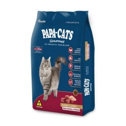 RaÇÃo Papa Cat Carne E Arroz 1kg
