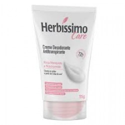 Desodorante HerbÍssimo Care Creme Bisnaga Rosa Mosqueta E Niacinamida 55g